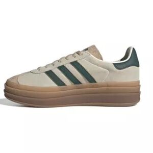 adidas Originals Gazelle Bold "Cream White/Green" Women's Shoe